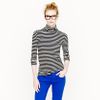 J.crew Tissue Turtleneck Tee in Stripe in Blue (navy stripe) - Lyst