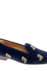 J.Crew Stubbs Wootton For Jcrew Classic Velvet Slippers