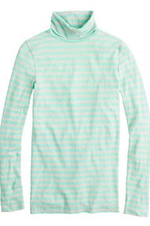 J.Crew Tissue Turtleneck Tee in Stripe - Lyst