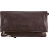 Jil Sander Foldover Clutch in Brown (gold) - Lyst
