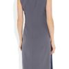 Maison Martin Margiela Crepe and Pleated Silk Dress in Blue - Lyst