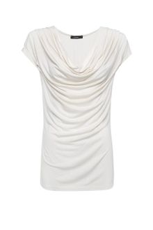 Mango Draped Top - Lyst