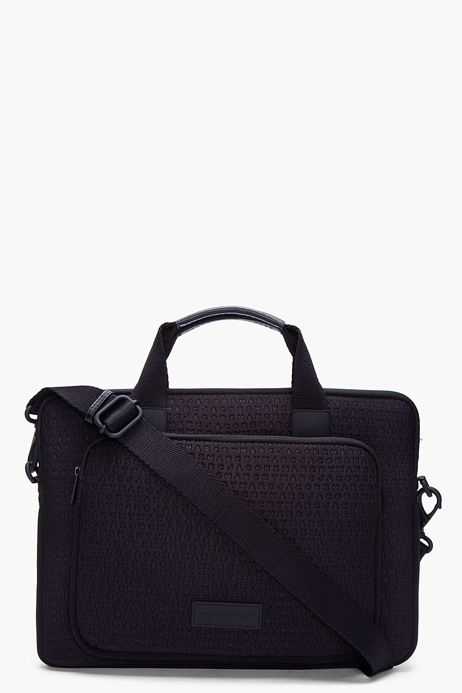 Marc By Marc Jacobs Black Logo Cartridge Laptop Bag in Black for Men Lyst