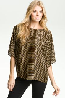 Michael by Michael Kors Chain Print Dolman Sleeve Top - Lyst
