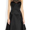 Milly Aviana Embellished Sateen Dress in Black - Lyst