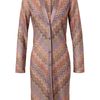 Missoni Long Zigzag Knit Cardigan in Multicolor (multi) - Lyst