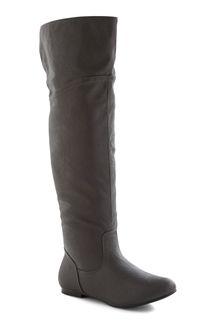 ModCloth Get Stitched Quick Boot in Stone - Lyst