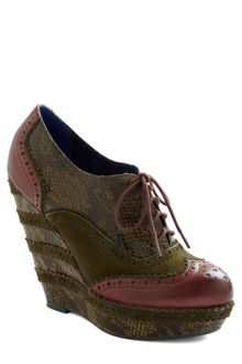 ModCloth Give Me The Zoologist Wedge - Lyst