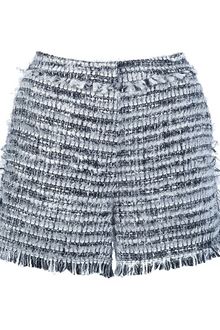 MSGM Bouclé Shorts - Lyst