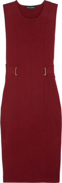 Narciso Rodriguez Merino Woolblend Dress in Red - Lyst