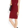 Narciso Rodriguez Merino Woolblend Dress in Red - Lyst