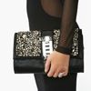 Nasty Gal Rock Candy Clutch in Silver (black) - Lyst