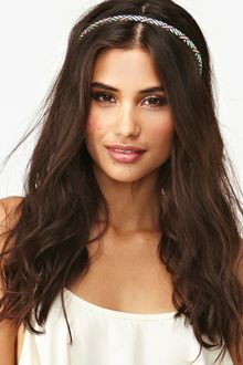 Nasty Gal Neon Stripe Headband - Lyst