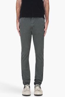 Nudie Jeans Khaki Slim Peat Worn Trousers - Lyst