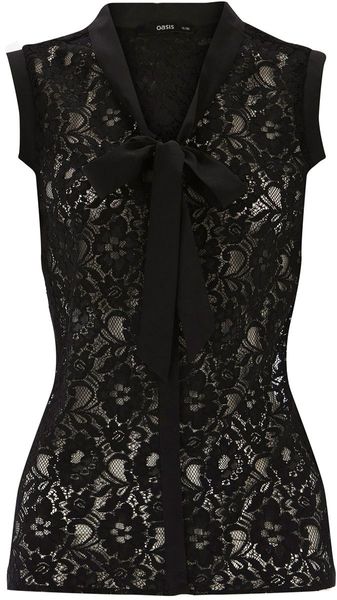 Oasis Lace Shirt - Lyst