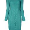 Philosophy Di Alberta Ferretti Wool Dress in Green - Lyst
