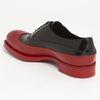 Prada Rubber Tipped Oxford in Black for Men (black/ red) - Lyst