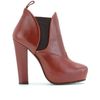 Proenza Schouler Platform Ankle Boots in Brown - Lyst