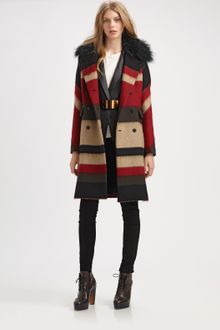Rag & Bone Winsor Shearlingtrim Coat - Lyst