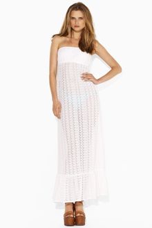 Ralph Lauren Blue Label Desta Crochet Maxi Dress - Lyst