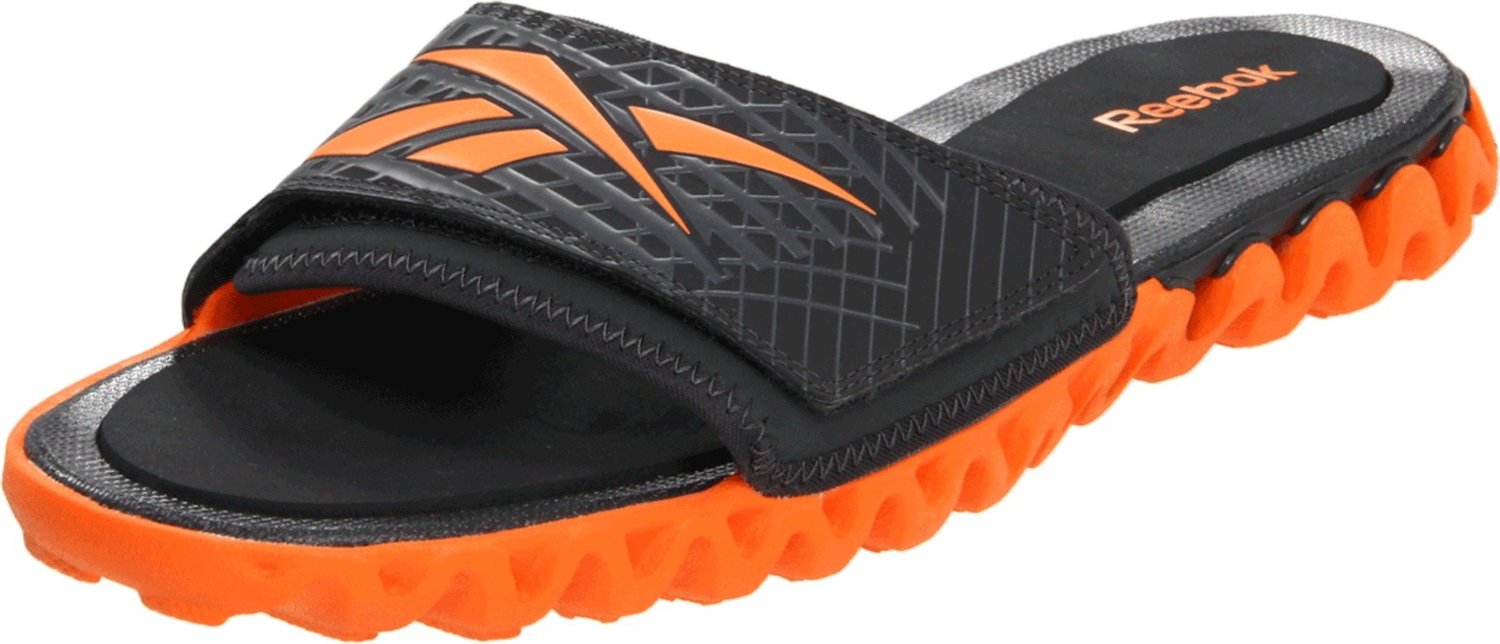 Reebok Reebok Mens Zignano Slide Sandal in Black for Men (gravel/vitamin c) Lyst