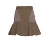 Stella Mccartney Patch work Skirt in Brown (bark) - Lyst