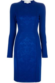 Stella McCartney Embossed Stretch Jersey Pencil Dress - Lyst