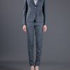 Stella Mccartney Tapered Trouser in Gray (grey) - Lyst