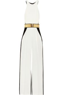 Stella McCartney Anna Stretch Cady and Velvet Jumpsuit - Lyst
