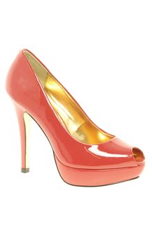 Ted Baker Svana 4 Red Peep Toe Platform Shoes - Lyst