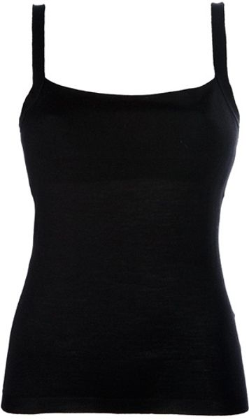 Valentino Tank Top in Black - Lyst
