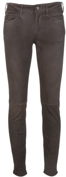 Vanessa Bruno Lamb Skin Trouser - Lyst