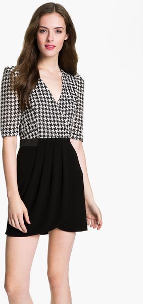 Vince Camuto Mock Two Piece Dress - Lyst