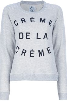 Zoe Karssen Creme De La Creme Sweatshirt - Lyst