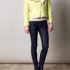 Acne Rita Shearling Jacket in Yellow - Lyst