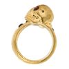 Alexander Mcqueen Twin Ring Ottone in Gold (s) - Lyst