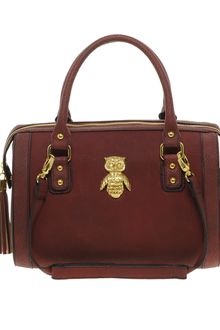 Asos Owl Tassel Bowler Bag - Lyst
