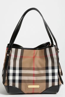 Burberry House Check Tote - Lyst