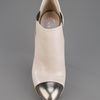 Casadei Platform Bootie in Beige (nude) - Lyst