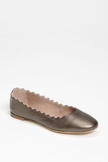 Chloé Scalloped Ballet Flat - Lyst