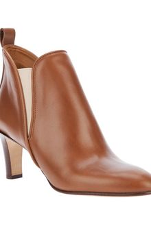 Chloé Mid Heel Ankle Boot - Lyst