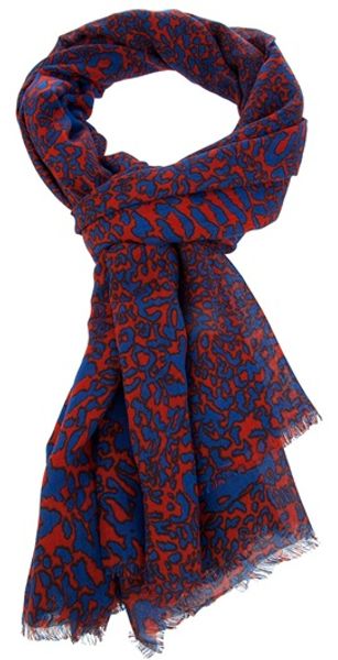 Diane Von Furstenberg Snow Leopard Red - Lyst