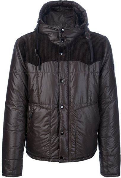 Dolce & Gabbana Classic Padded Jacket in Brown for Men - Lyst