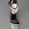 Dsquared2 Leather Strap Sandal in Black - Lyst