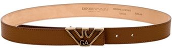 Emporio Armani Buckle Belt - Lyst