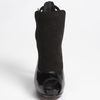 Fendi Victorian Peep Toe Shield Bootie in Black - Lyst