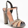 Gucci Jacquelyne Sandal in Gray (beige/ tan) - Lyst