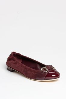 Gucci Bamboo Bit Ballet Flat - Lyst