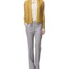 Jaeger Button Back Cardigan in Yellow - Lyst