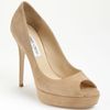 Jimmy Choo Crown Pump in Beige (nude suede) - Lyst